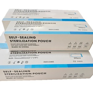 Self-sealing sterile packaging bags for aseptic packaging of dental/nail/beauty tools | ISO13485 certified - Product Image 4