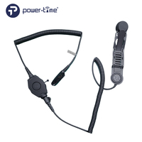 Casque à conduction osseuse avec microphone intégré, étanche IP67, PTT pour pompiers - Étanche, ignifuge, anti-explosion