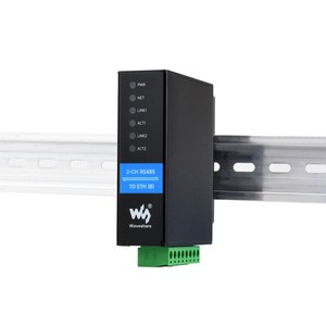 Serveur série Ethernet 2 canaux RS485 vers RJ45, fonctionnement indépendant des deux canaux RS485, deux ports Ethernet - Product Image 5