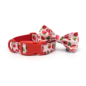 Leichtes, personalisiertes, bequemes Hundehalsband mit Blumenmuster, Gepardenmuster, farbenfrohem, individuellem Design - Product Image 4