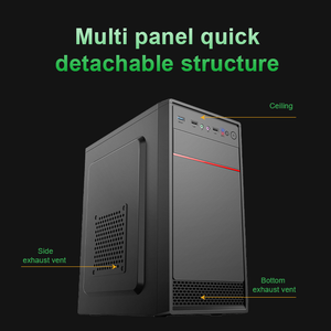 Boîtier de jeu MicroATX ITX prenant en charge les GPU de 270 mm et les refroidisseurs de processeur de 155 mm, châssis de <span class=keywords><strong>mini</strong></span> <span class=keywords><strong>PC</strong></span> à 4 emplacements - Product Image 6
