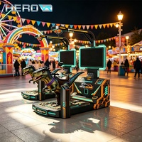 Machine de réalité virtuelle HEROVR de nouvelle génération : simulateur de tir immersif sur le thème des dinosaures pour salles d'arcade commerciales