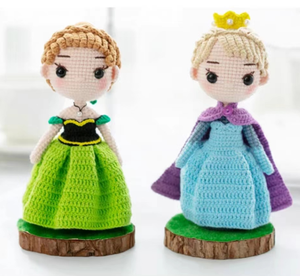 Tùy Chỉnh Bán Buôn Crochet Công Chúa Búp Bê Handmade Kid Của Đồ Chơi Crocheting Đồ Chơi Cho Cô Gái - Product Image 4
