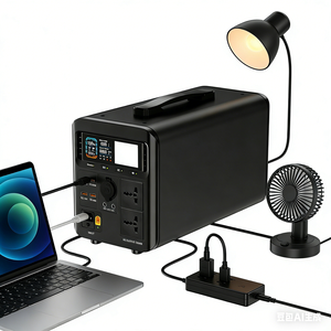 Estación de Energía Portátil de 1200W y 1008Wh, Generador Solar de Onda Sinusoidal Pura, Puerto de Carga Inalámbrica USB-C para Exteriores - Product Image 1