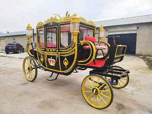 Charrette royale électrique de luxe à quatre roues/charrette royale électrique sans chevaux - Product Image 5