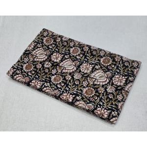 ผ้าฝ้ายพิมพ์ลายดอกไม้ ผ้าฝ้ายพิมพ์ลายบล็อก Bagru Kalamkari  ขั้นต่ำตัดขาย 10 เมตรต่อผืน ความกว้าง 43/44 นิ้ว - Product Image 5