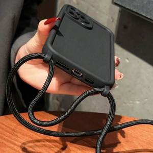 Funda Protectora para Teléfono con Cordón, Estilo Moderno, Color Caramelo, TPU Suave, Antigolpes, para 15 Pro Max 14 <span class=keywords><strong>13</strong></span> Pro 12 11 Pro XS XR - Product Image 4