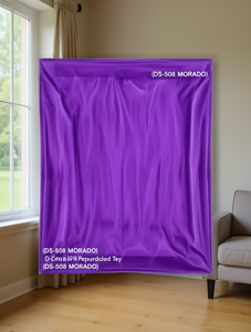Tissu satiné D-Cstudia DS-508 Morado, tissu de rideau en polyester brillant de poids moyen - Product Image 2