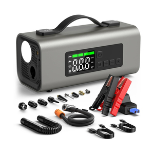 Arrancador de Coches Portátil 6 en 1 con Compresor de Aire, Batería de 8000mAh, Banco de Energía, Arrancador de Emergencia - Product Image 1