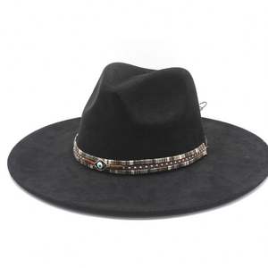 Sombrero Vaquero Occidental de Gamuza Vintage Personalizado, Entrega Rápida, Sombrero de Ala Ancha, Unisex, para Playa y Pradera - Product Image 2