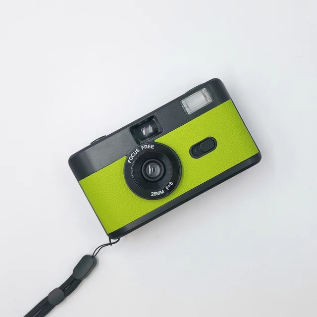 Vintage Point Shoot Non Disposable Film Camera Custom 35mm Flash Reusable Film Camera for Kodak Fuji Films