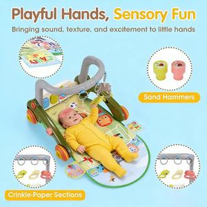 Yrb Baby - Tapete de Juego Musical Multifuncional 7 en 1 con Andador, Tapete de Actividades para Bebés de 0 a 36 <span class=keywords><strong>Meses</strong></span> - Product Image 2