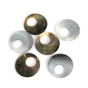 Giá thấp nguyên mẹ của ngọc trai vỏ khắc vòng cổ quyến rũ đối với trang sức làm - Product Image 2