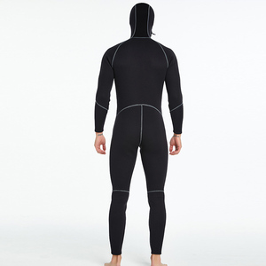 Traje de Neopreno con Capucha y Cierre Frontal Impermeable de 1.5MM para Hombre y Mujer, Traje de Buceo - Product Image 2