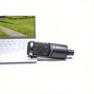 Micrófono de condensador XLR <span class=keywords><strong>AT2020</strong></span> con cable, mesa de podcasting, soporte de micrófono de escritorio, estudio de grabación en casa para cantar gritos en vivo - Product Image 4