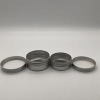 Boîte ronde en aluminium de 10g/100g avec couvercle à vis, mini boîte de rangement hermétique en métal, boîte à thé vide pour emballage de thé en vrac ou d'épices