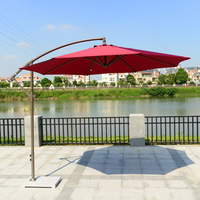 Meubles d'extérieur, parasol en fer en forme de banane, fonction rotative pour cour, balcon, plage, piscine, terrasse de loisirs, protection solaire