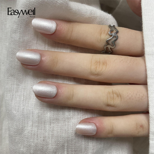 Easywell - <span class=keywords><strong>Uñas</strong></span> Postizas de Gel Suave con Efecto Ojo de Gato, Cortas, Ovaladas y Redondas, 30 Piezas, Proveedor de <span class=keywords><strong>Uñas</strong></span> de Lujo, Personaliza tus Propias <span class=keywords><strong>Uñas</strong></span> Postizas - Product Image 2