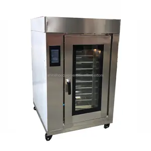 Commercial Small Electric Bakery Gas Rotary Convection Oven Italy Baguette Bread Rotary Rack Oven