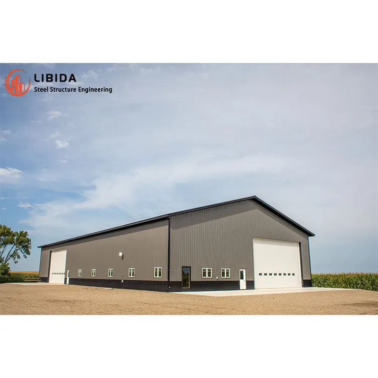 Workshop Metal Building Customized Prefabricated Building Fabrication China Manufactured Steel Structure Farm Prefab warehouse