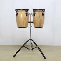 Factory OEM Professional Latin Percussion Musical Instruments Wooden Mini Conga Drum Stand MEJUNTONG MCBB410NW Ergonomic High