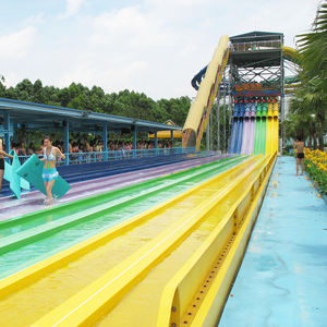 Équipement de parc aquatique d'attraction, parc aquatique, diapositives de nageur de poulpe d'eau de piscine en fibre de verre à vendre - Product Image 2