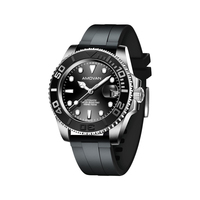 Montre Homme Automatique de Luxe de Haute Qualité Mouvement 8215 Acier Inoxydable 5A Verre Saphir Montre de Plongée de Luxe Homme
