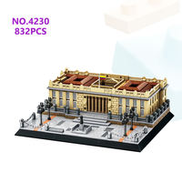 Wange 4230 Blocs de construction créatifs Modèle Bolivar Square Ensemble de blocs de construction éducatifs pour enfants Jouet en plastique Vente en gros