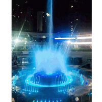 Fuente de Agua Musical para Jardín, Cuadrada, de Diseño Moderno, Personalizable, Duradera, de Acero Inoxidable 304, Resistente al Agua y Ecológica