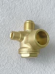 วาล์วตรวจสอบแบบแมนนวลทำจากทองเหลือง พร้อมซีล PTFE สำหรับเครื่องอัดอากาศ ใช้ได้กับแก๊ส ช่วงอุณหภูมิ -10C~+80C - Product Image 5