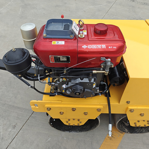 Compactador de doble tambor compacto, rodillo de carretera, bomba de motor de Control remoto manual pequeño, núcleo de rodamiento de Motor, equipo de construcción - Product Image 4