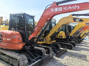 รถขุดขนาดเล็ก Kubota Kx161 ได้รับการรับรองมาตรฐาน CE พร้อมหัวเจาะแบบ Thumb Auger รถขุดขนาดเล็ก 6 ตัน เครื่องยนต์ Kubota - Product Image 4