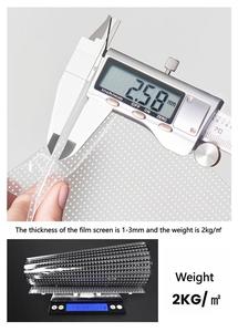 Pantallas <span class=keywords><strong>LED</strong></span> Transparentes Flexibles, Película <span class=keywords><strong>LED</strong></span> Transparente para Ventanas de Vidrio y Paredes, Instalación Rápida, Pantalla <span class=keywords><strong>LED</strong></span> de Video para Interiores - Product Image 2