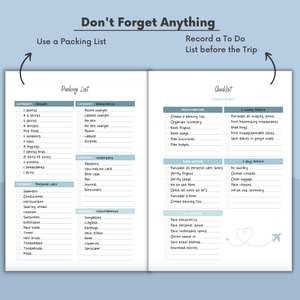 LABON, diario de viaje, cuaderno, espiral, diseño de mapa del mundo, regalo de Wanderlust para viajeros, planificador de memoria de aventura personalizado - Product Image 5