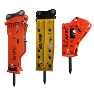 Brise-roche hydraulique de qualité supérieure <span class=keywords><strong>pour</strong></span> excavatrices de 18 à 26 tonnes, marteau-piqueur SB81N avec graisseur automatique - Product Image 1