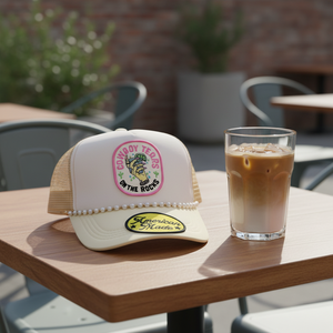 Patch brodé personnalisé OEM DIY avec slogan amusant style western, thermocollant ou à coudre, pour chapeau, veste, sac - Product Image 1