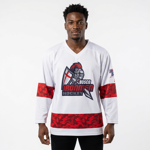 Maillots de hockey sur glace personnalisés par sublimation, 100% polyester, écologiques, respirants, unisexes, sans minimum de commande, fabricant pakistanais direct - Product Image 1