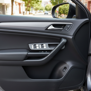 กรอบปุ่มเปิดหน้าต่างด้านหน้าซ้ายสีเทาสำหรับ VW สำหรับ Passat Golf และ Jetta Car Windows Product - Product Image 3