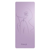 Tapis de yoga portable, pliable et durable en caoutchouc naturel, 5 mm, extra large 68 cm, multi-usages, esthétique, professionnel, antidérapant