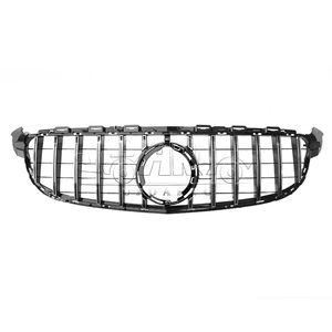 Kit de carrosserie modifié noir sans caméra <span class=keywords><strong>calandre</strong></span> de Style <span class=keywords><strong>AMG</strong></span> <span class=keywords><strong>GTR</strong></span> pour mercedes-benz classe C W205 2019 2020 2021 - Product Image 2