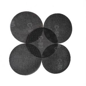 Disques abrasifs en maille ronds et carrés 125 mm 150 mm à fixation auto-agrippante pour le bois - Product Image 2