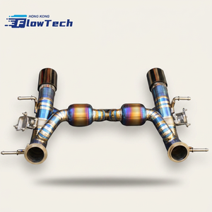 ระบบท่อไอเสียประสิทธิภาพสูงสำหรับมาเซราติ MC20 3.0T ไทเทเนียมแบบ Catback พร้อมท่อเก็บเสียงและวาล์ว - Product Image 2