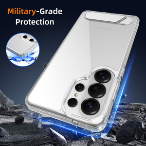 Coque de téléphone portable de haute qualité d'usine, transparente, anti-rayures, anti-jaunissement, avec support à bande pour Samsung S26 25 Ultra - Product Image 4