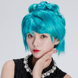 Abito da sera Karakroom con tessuto blu cielo pronto per eventi - Product Image 1