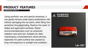Sáp Xe Chuyên Nghiệp và hợp chất đánh bóng-Loại bỏ vết trầy xước, vết oxy hóa để phục hồi sơn - Product Image 3