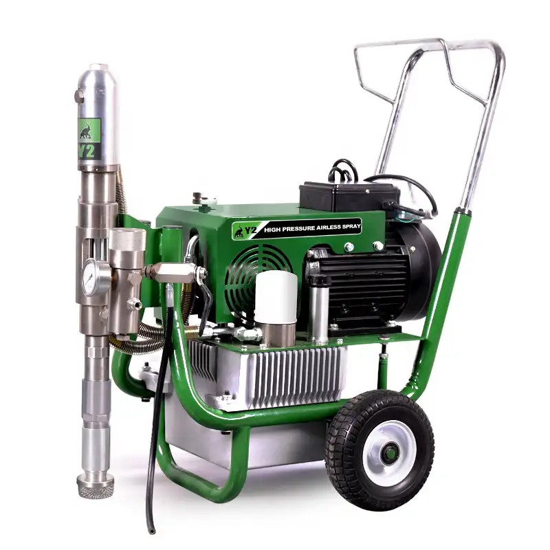 Y2 Electric Hydraulic Airless Paint Sprayers,High Pressure Heavy Duty Airless Putty Sprayer