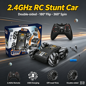 Nouvelle Voiture Télécommandée RC Stunt Cool 2.4G, Voiture de Stunt Rotative Double Face, Voiture de Drift Radiocommandée pour Enfants - Product Image 4