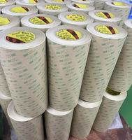 Pita Perekat Transfer 3M 468MP 200MP Ultra-Tipis 0.13mm untuk Overlay Grafis dan Sakelar Membran Pita Transparan Dua Sisi