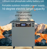 Générateur solaire portable 5000W 10000Wh à charge rapide pour camping, secours d'urgence et camping-car