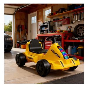 Coche de Bebé con Luz Musical Inteligente, Mejorado con Soporte de Movimiento por Pedal, Motor 380, Estructura Blanca que Brinda un Rendimiento Estable - Product Image 3